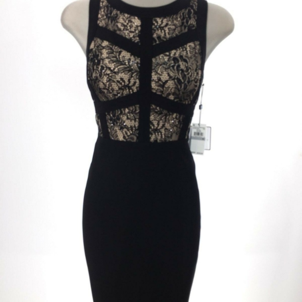 NWT Laundry by Shelli Segal Sequins Caged - Picture 1 of 1